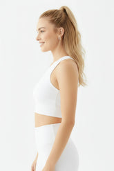 Halter Yaka Toparlayıcı Crop
